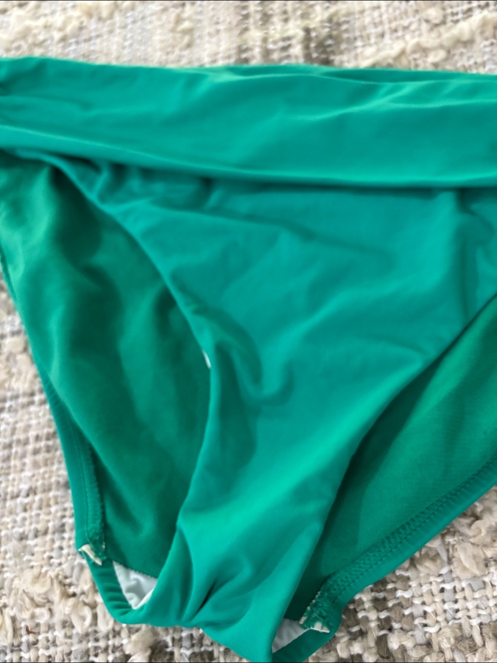 Kenneth Cole Green 2 Piece Ruched  Bikini Set Swimsuit Size M - Picture 13 of 16